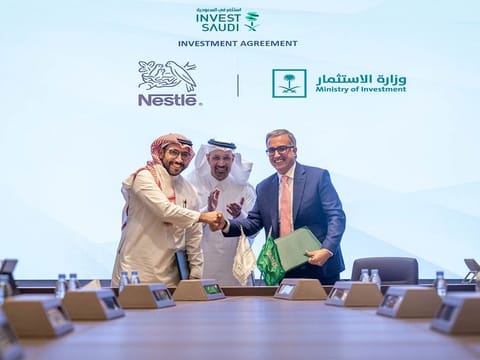 Saudi Ministry of Investment and Nestle signed an agreement to invest $1.86 billion over 10 years.