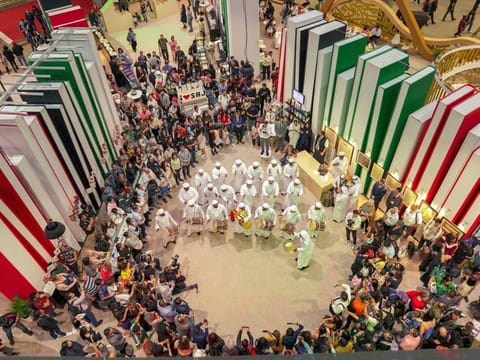 Sharjah’s Guest of Honour pavilion is located at the main entrance of FIL 2022 in 'The City of Roses', Guadalajara in Mexico