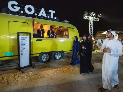 Sheikha Latifa bint Mohammed bin Rashid Al Maktoum, Chairperson of Dubai Culture and Arts Authority (Dubai Culture) and Member of the Dubai Council, toured the food outlets as part of her visit to the film festival