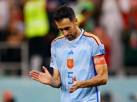 Spain's Sergio Busquets.