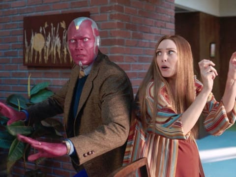 A still from 'WandaVision'.