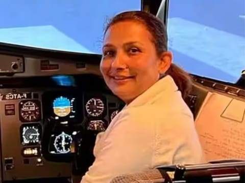 Co-pilot Anju Khatiwada