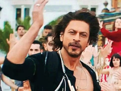 Shah Rukh Khan in a still from the movie ‘Pathaan’. For the past several years, every Khan film release has faced severe backlash from certain groups.