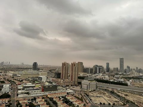 Overcast skies in Dubai