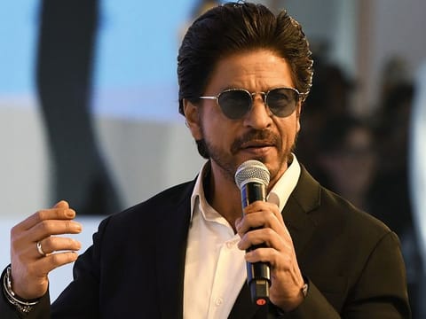 Bollywood actor Shahrukh Khan at the Auto Expo 2023