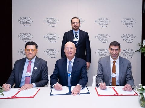 The UAE and the World Economic Forum signed a framework agreement for the Global Future Councils, which will be held in October 2023.