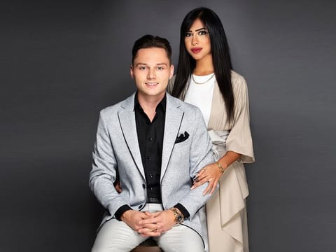DREC (Dubai Real Estate Couple) founders Lucas Roessler and Sara Al Mandeel