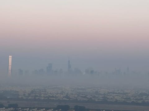 Fog in Dubai