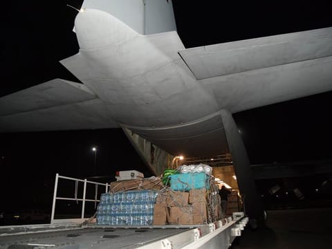 UAE on Tuesday sends three-plane-load of relief goods to earthquake victims in Turkey