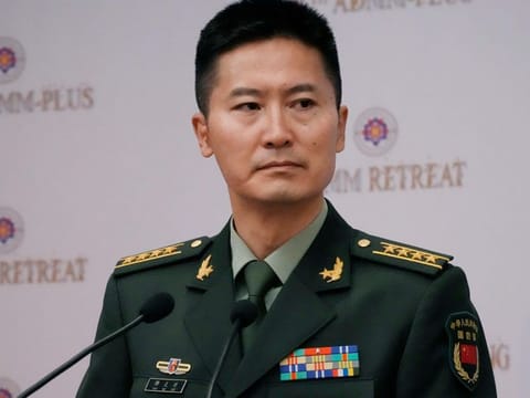 China's defence ministry spokesman Tan Kefei. China’s Defence Ministry said it refused a call from US Defence Secretary Lloyd Austin following the downing of the balloon because the US had “not created the proper atmosphere” for dialogue and exchange.