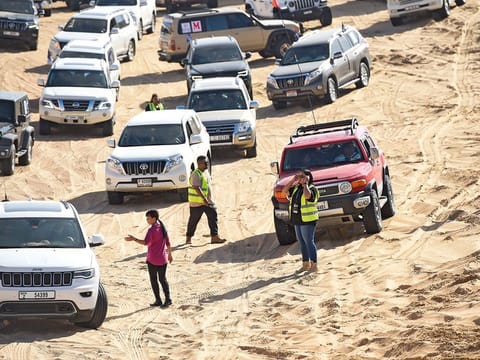 Participants of a previous edition of the Fun Drive.