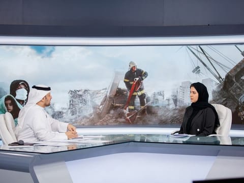 Participants of the charity telethon organised by The Big Heart Foundation (TBHF) and Sharjah Charity International to raise funds for the earthquake victims in Syria and Turkey
