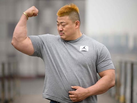 Korean car dealer Jo Jin-hyeong, a contestant from the new Netflix show Physical: 100.