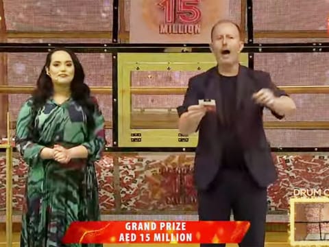 The Indian expat lives in the country with his wife and their two young children, aged five and eight. File photo of Big Ticket raffle draw used for illustrative purposes only.
