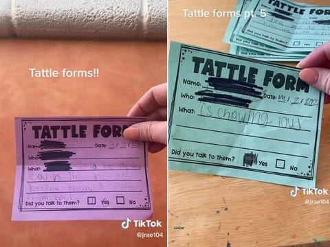 Teacher shares ‘hilarious’ tattles from children