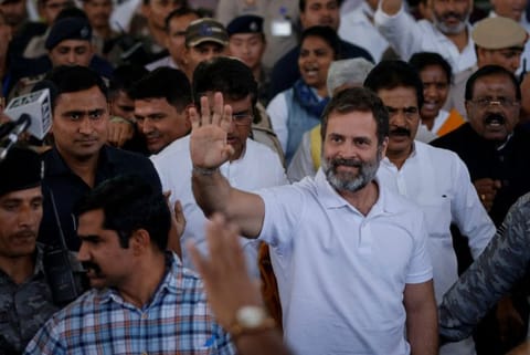 Rahul Gandhi is a senior leader of India's main opposition Congress party.