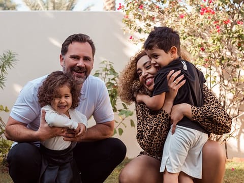Dubai-based couple Kanessa Muluneh and Remco Coerman make sure their children, Memphis and Malyche, are involved in every aspect of their lives
