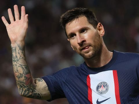 Snubbed... Argentine great Lionel Messi.