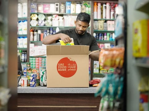 Food parcels are being handed out in the UAE and abroad throughout Ramadan