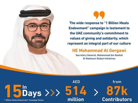 This is the fourth year in a row that Dubai is leading a major food aid drive coinciding with Ramadan
