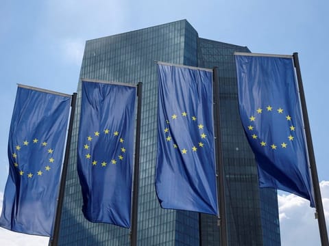 When asked about reviewing the ECB’s 2 per cent inflation target, Lagarde dismissed any prospect of that in the foreseeable future.