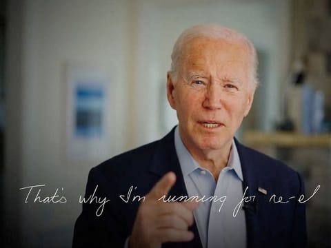 Biden formally announced that he is running for reelection in 2024