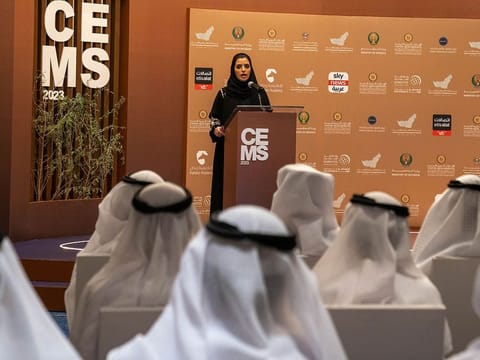 Mariam Al Qubaisi, the summit's official spokesperson sharing details of the upcoming event