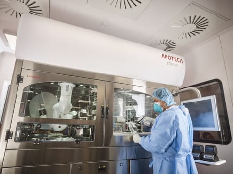 Chemotherapy robot at Fatima bint Mubarak Center