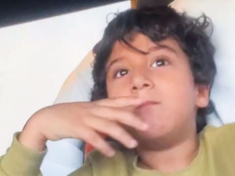 Police only shared a picture of the boy on their Twitter page