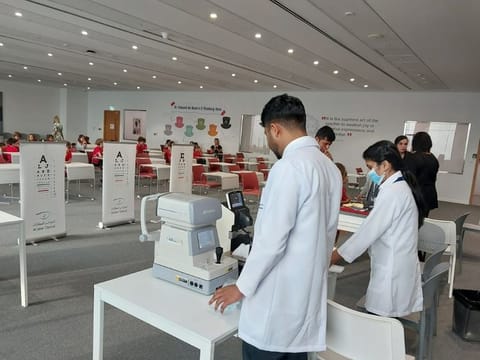 File photo of last year's campaign, which included basic vision tests (visual acuity)