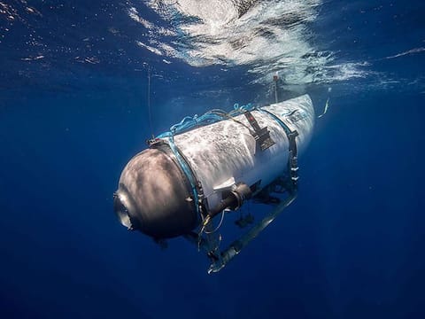 Rescue teams raced against time to find a Titan deep-diving submersible that went missing near the wreck of the Titanic with five people on board and limited oxygen.