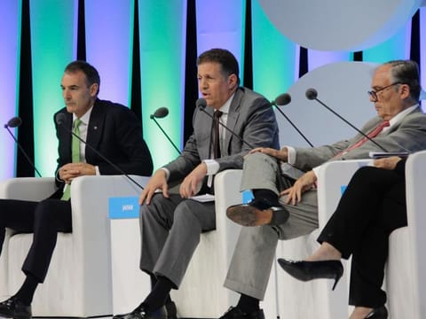 Majid Jafar, CEO of Crescent Petroleum, joins a panel of experts for a discussion on “The pace of energy transitions and climate change policies” at the 8th OPEC International Seminar