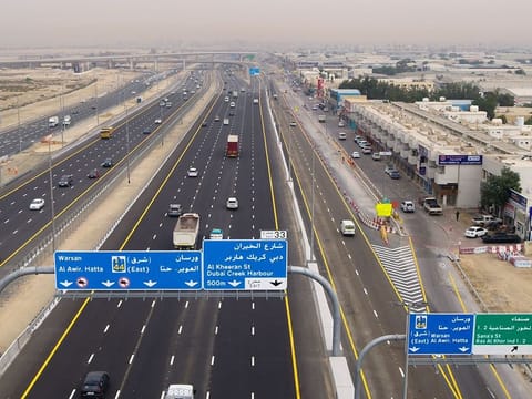 The Sheikh Rashid bin Saeed Corridor Improvement Project which spans 8km along Ras Al Khor Road from Dubai-Al Ain Road to Sheikh Mohammed bin Zayed Road.