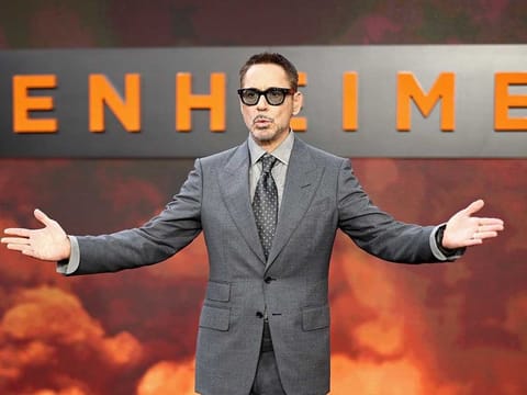 US actor Robert Downey Jr.