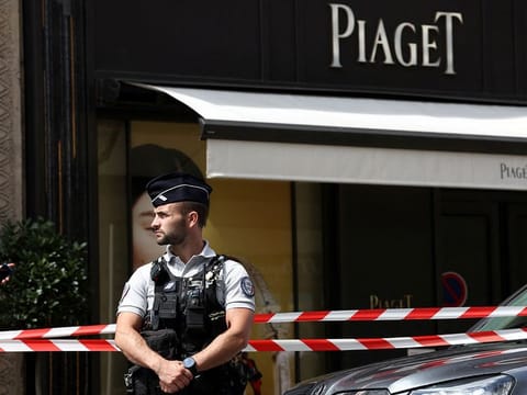 The store is located on the Rue de la Paix in the heart of the French capital.