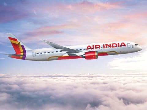 The new livery of Air India.