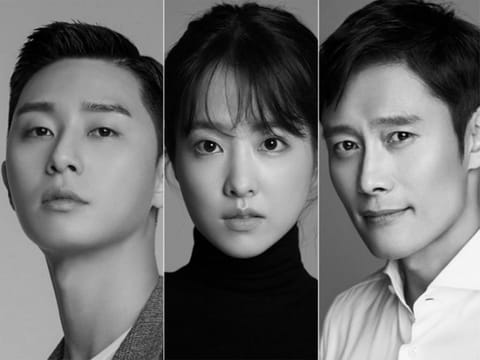 Park Seo-joon, Park Bo-young, and Lee Byung-hun Instagram.