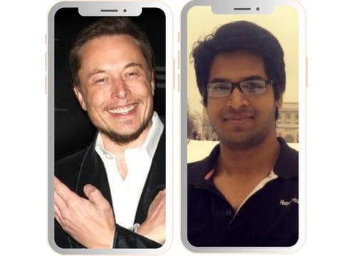 Tesla and Space X CEO Elon Musk (left) and Ashok Elluswamy, Tesla’s Director of Autopilot, and now chief of Optimus Project.