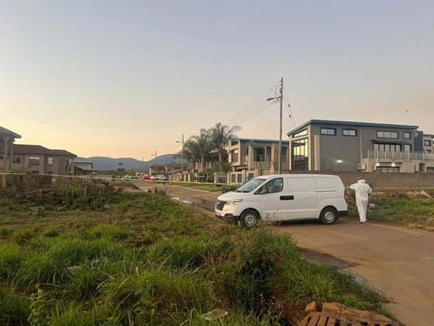 A view shows a crime scene after at least 18 cash-in-transit robbers were shot and killed during a shootout with a specialised airborne police unit in Makhado, Limpopo, South Africa September 1, 2023.