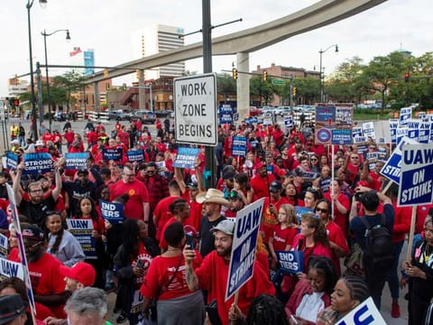 The "Big Three" automakers - General Motors, Ford and Stellantis - were hit September 15, 2023, by a limited strike after a failed push to produce an agreement with the United Auto Workers union.