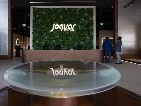 Jaquar World showroom on Sheikh Zayed road in Dubai.