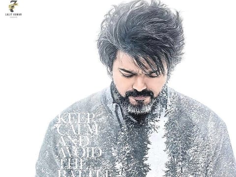 Thalapathy Vijay in a still from 'Leo', his upcoming movie
