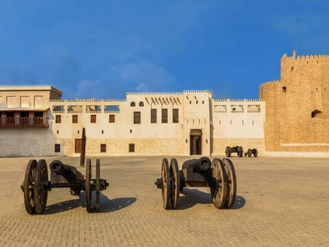 The restored Sharjah Fort, which was built in 1823, has been enriched with many collections that chronicle the history of Sharjah city.