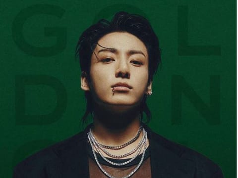 Jungkook's album Golden, which consists of 11 tracks in English, including his earlier songs 'Seven' and '3D’.