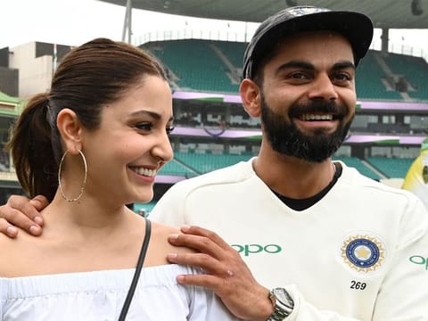 Anushka Sharma and Virat Kohli.