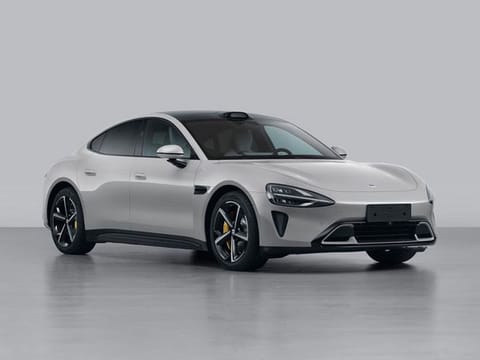 The car has a sleek exterior and the option to install sensing technology known as lidar on the top of its windscreen for advanced assisted driving