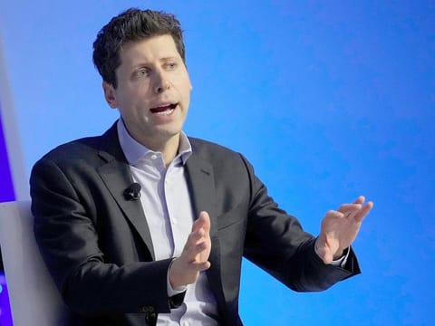 File photo: OpenAI CEO Sam Altman speaks at the Asia-Pacific Economic Cooperation (APEC) CEO Summit on November 16, 2023, in San Francisco.