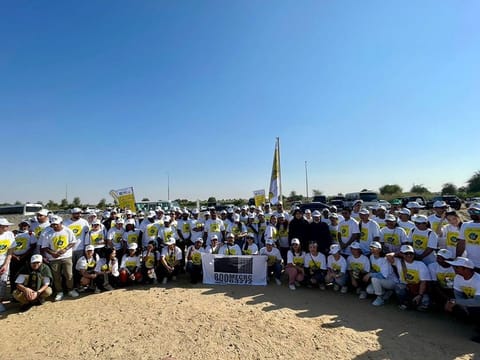 People from all walks of life joined hands to clean up the environment