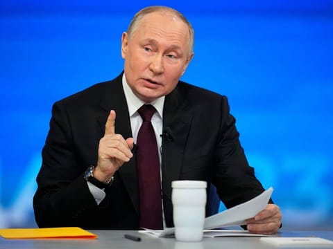 Russian President Vladimir Putin said: “Russia has no reason, no interest — no geopolitical interest, neither economic, political nor military — to fight with Nato countries,”