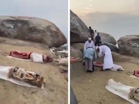 Screenshots of corpses of the victims.